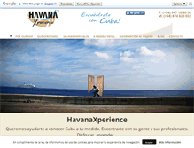 Tablet Screenshot of havanaxperience.com